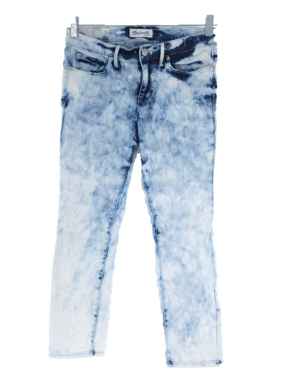 Madewell Women Jean Ankle Cropped Mid Rise Blue Size 28 - 28x25